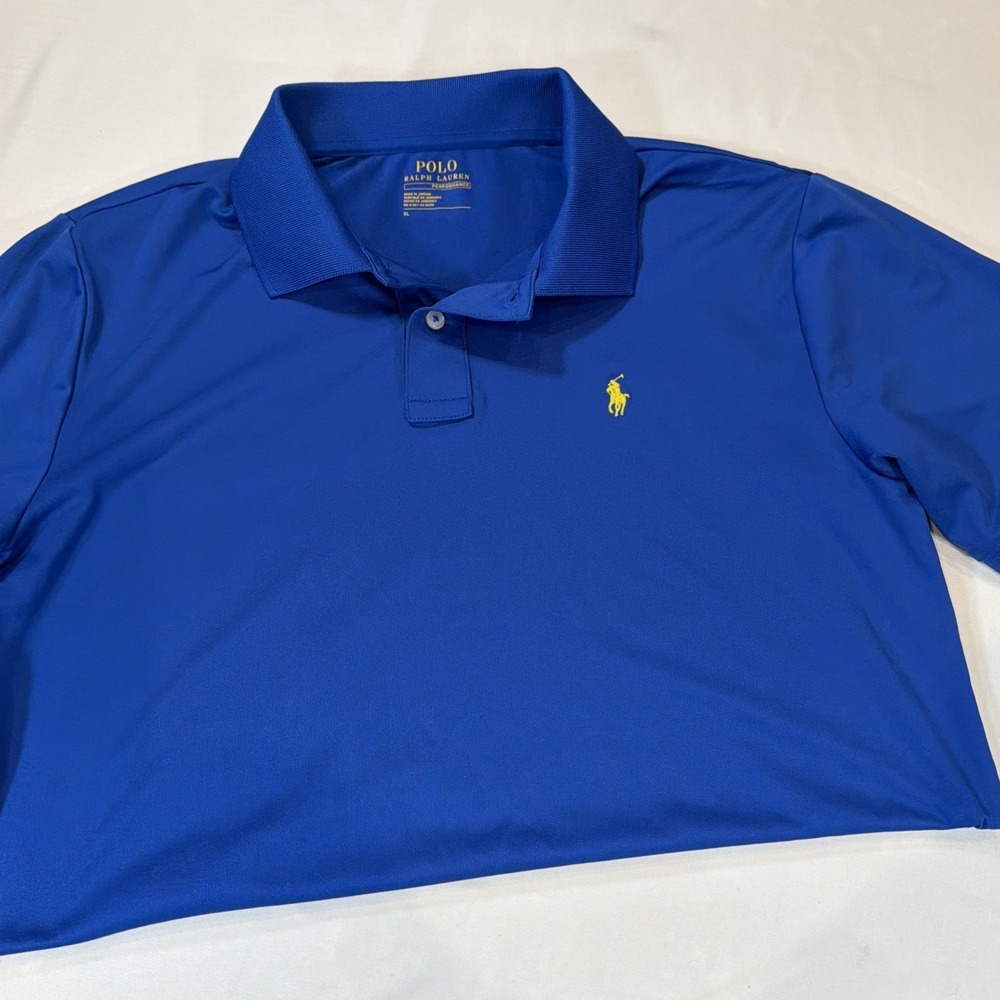 Polo Ralph Lauren Performance Golf Polo Youth XL Blue Short Sleeve Shirt XS Mens